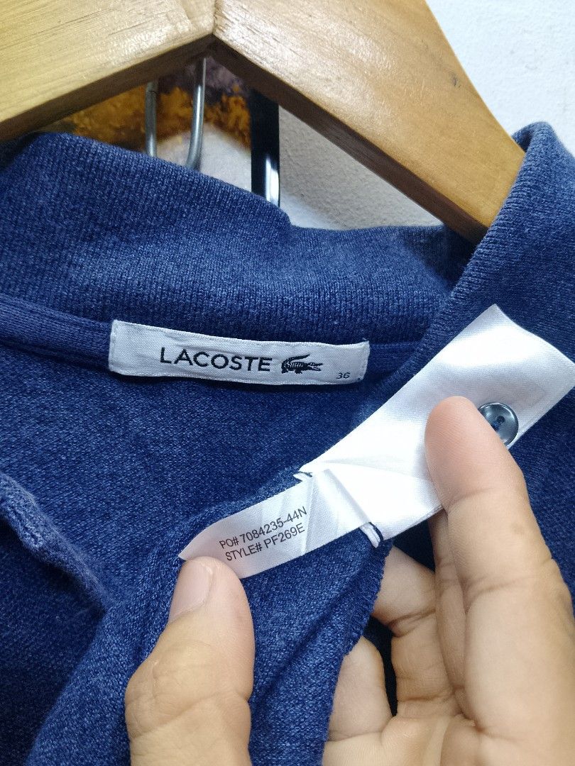 Lacoste polo (Category: Tshirts & Polo Shirts ) located in Valenzuela. Submitted by joshwrldselection (Listing ID 1461554957, Image 3). Description: xs - s for women's excellent condition no issue thrift..