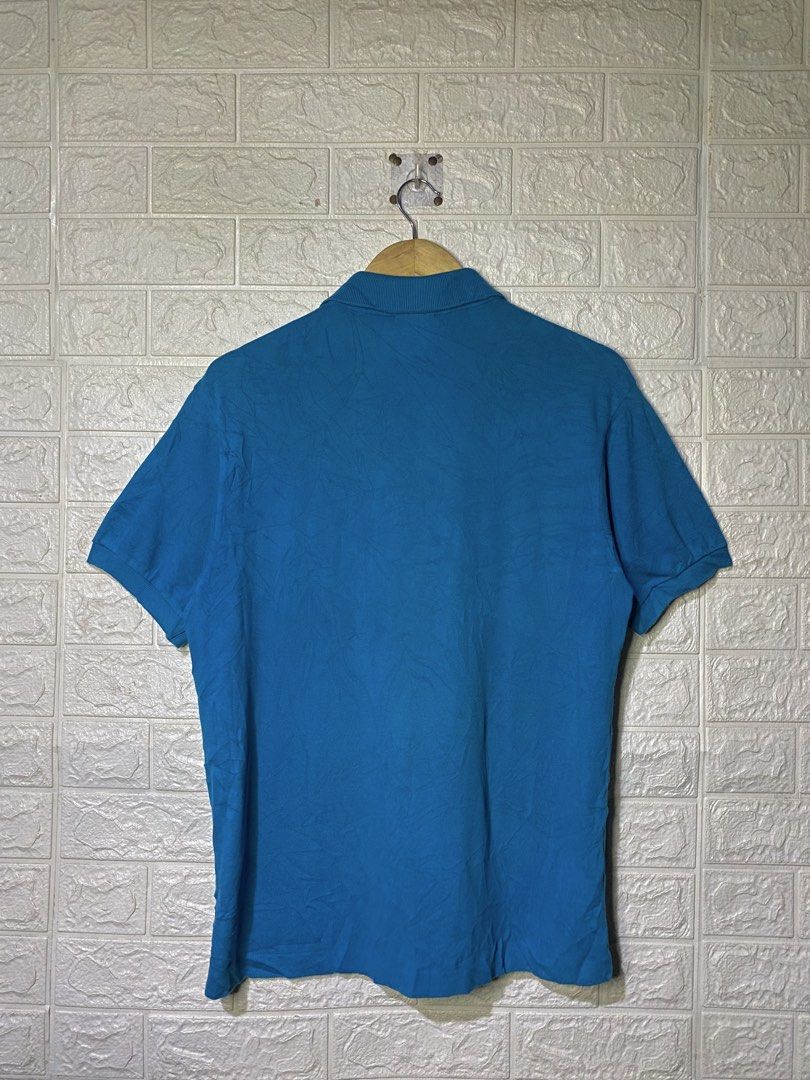Lacoste Polo T-Shirt (Category: Tshirts & Polo Shirts ) located in Davao. Submitted by vanthriftfinds5 (Listing ID 1461463761, Image 2). Description: 📌No Issue 📌Good condition 📌Size” 4 on tag •Length: 26.5-27 •Width: 20.5 📌Color Rate 9.8/10 DM TO PURCHASE.📩 🏙️ Location: Davao City 8000 📌Shipping Nationwide. Payment First Basis. No COD. Can provide ids and vouch for your safety. Mode of payment: Gcash Delivery Courier: JNT EXPRESS,LBC 📌Lik