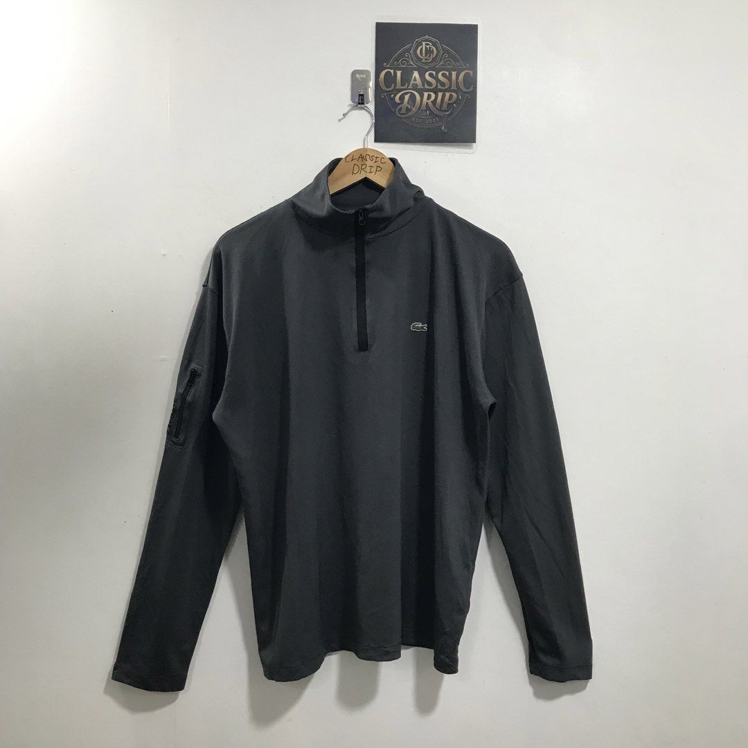 LACOSTE QUARTERZIP 🐊 (Category: Luxury Apparel) located in Ozamiz City. Submitted by ClassicDrip (Listing ID 1461454100, Image 2). Description: LACOSTE QUARTERZIP🐊 - AUTHENTIC / LEGIT 💯 - SIZE 6 ON TAG - DIMES 23 WIDTH X 28 LENGTH - IN LIKE NEW CONDITION - SUPER SOLID .