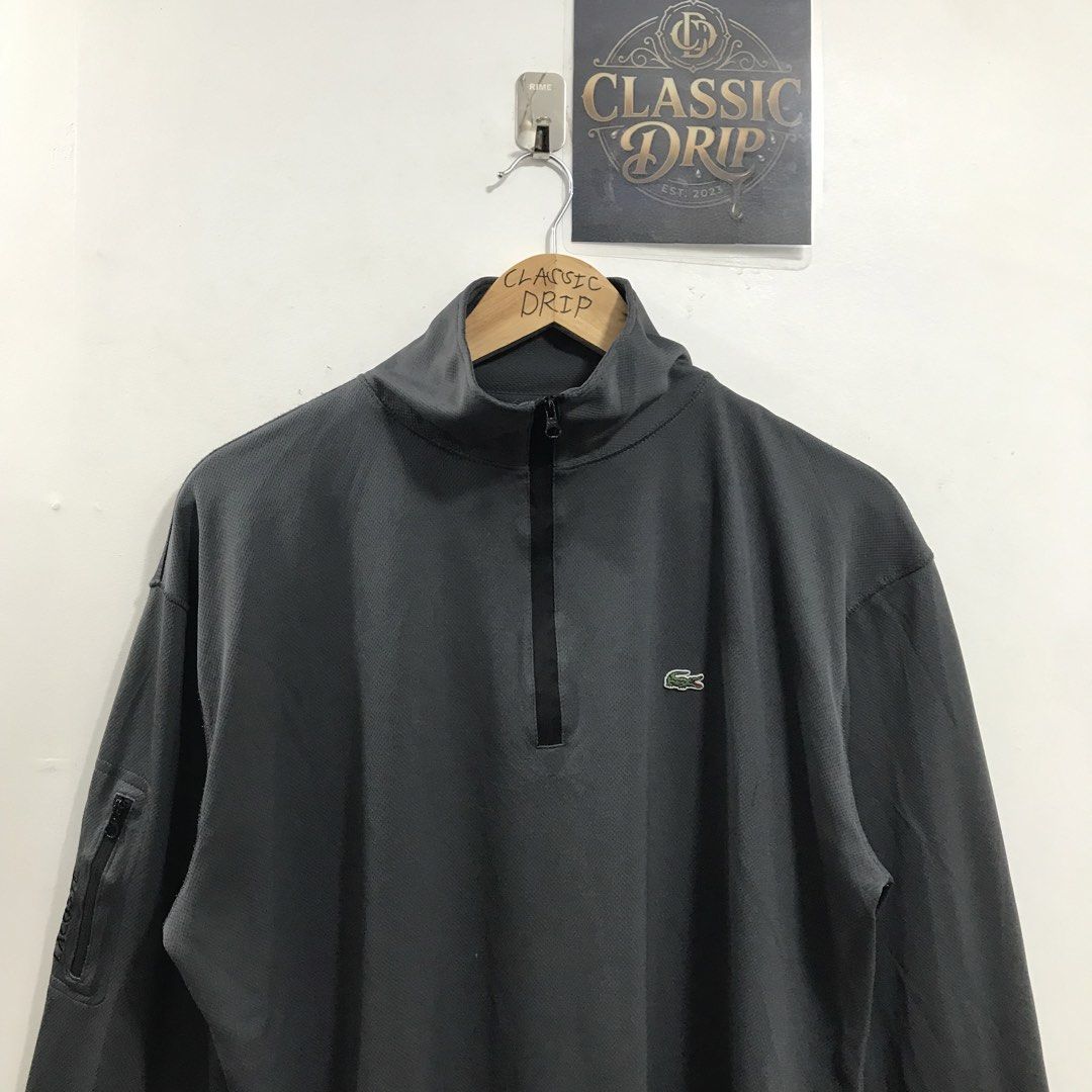 LACOSTE QUARTERZIP 🐊 (Category: Luxury Apparel) located in Ozamiz City. Submitted by ClassicDrip (Listing ID 1461454100, Image 3). Description: LACOSTE QUARTERZIP🐊 - AUTHENTIC / LEGIT 💯 - SIZE 6 ON TAG - DIMES 23 WIDTH X 28 LENGTH - IN LIKE NEW CONDITION - SUPER SOLID .