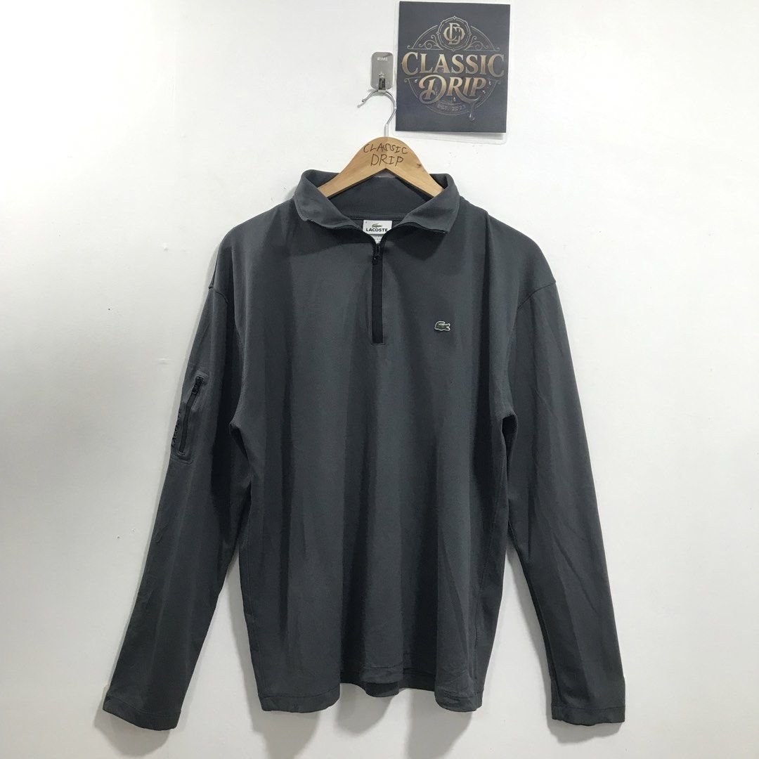 LACOSTE QUARTERZIP 🐊 (Category: Luxury Apparel) located in Ozamiz City. Submitted by ClassicDrip (Listing ID 1461454100, Image 1). Description: LACOSTE QUARTERZIP🐊 - AUTHENTIC / LEGIT 💯 - SIZE 6 ON TAG - DIMES 23 WIDTH X 28 LENGTH - IN LIKE NEW CONDITION - SUPER SOLID .