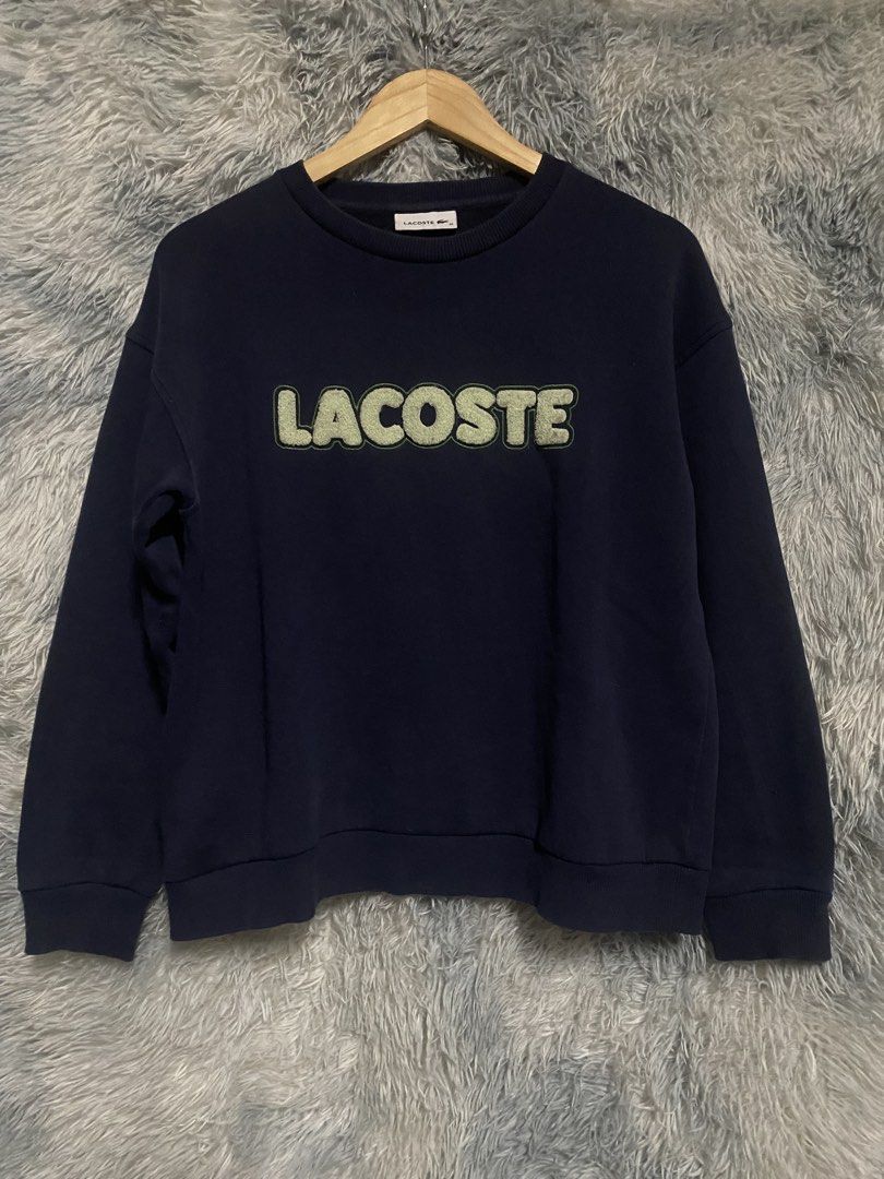 LACOSTE SWEATER (Category: Longsleeves) located in Cavite. Submitted by lwrnc.444 (Listing ID 1461517137, Image 1). Description: LACOSTE SWEATER COMPLETE TAGS GOOD CONDITION DIMES WIDTH 22 LENGTH 23.5-24 🏷️749+SHIPPING FEE DASMARIÑAS CAVITE LOC .