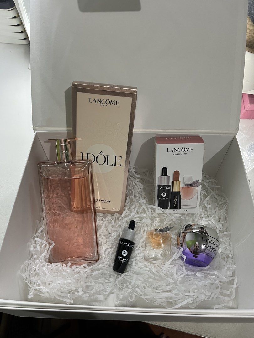 Lancome Idole edp (Category: Fragrance & Deodorants) located in Caloocan City. Submitted by maryrosei (Listing ID 1461450369, Image 1). Description: Slightly negotiable Loc: Mambugan, Antipolo.