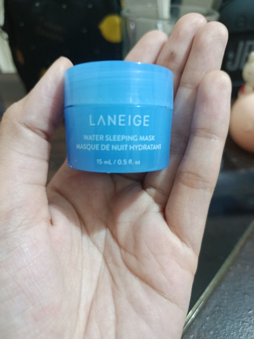 Laneige Water Sleeping Mask 15ml (Category: Face Care) located in Manila. Submitted by suguru.chan (Listing ID 1461451746, Image 1). Description: - Laneige Water Sleeping Mask - 15ml Travel Size - Hydrating Overnight Mask - Made in Korea - Ideal for trying out or for trips.