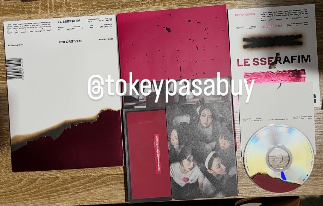 LE SSERAFIM UNSEALED ALBUMS (Category: CDs & DVDs) located in Paranaque City. Submitted by tokeypasabuy (Listing ID 1461491076, Image 2). Description: DECLUTTERING 👌 READY TO SHIP 👌 OFFICIAL 👌 LE SSERAFIM UNSEALED ALBUMS (NO PHOTOCARDS) *MINIMAL DENTS ON THE OUTBOX OF THE ITEM 150 PHP EA MOP: Maribank/Bank Transfers MOD: SCO/JNT DM for Inquiries 😊 .