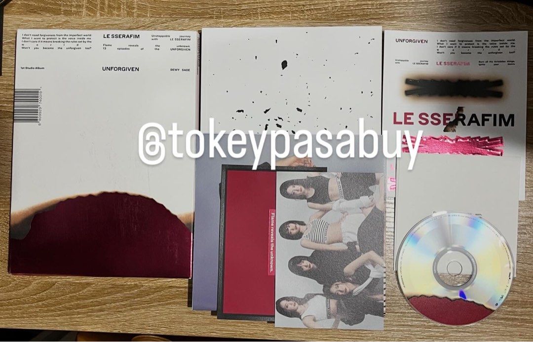 LE SSERAFIM UNSEALED ALBUMS (Category: CDs & DVDs) located in Paranaque City. Submitted by tokeypasabuy (Listing ID 1461491076, Image 3). Description: DECLUTTERING 👌 READY TO SHIP 👌 OFFICIAL 👌 LE SSERAFIM UNSEALED ALBUMS (NO PHOTOCARDS) *MINIMAL DENTS ON THE OUTBOX OF THE ITEM 150 PHP EA MOP: Maribank/Bank Transfers MOD: SCO/JNT DM for Inquiries 😊 .