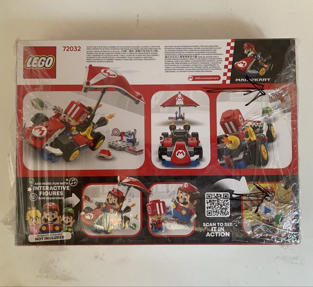 LEGO Super Mario Toad's Kart 72032 - NEW (Category: Lego & Building Sets) located in Manila. Submitted by personal_garagesale (Listing ID 1461336314, Image 2). Description: LEGO Super Mario - Set 72032 Mario Kart / Toad Pit Crew - Brand New! - Box push tabs accidentally pressed but still unopened. - RFS: Received as gift but doubled Meetup: Waltermart E.Rodriguez, Quezon City Shipping: Payment first, shipping fee c/o buyer .