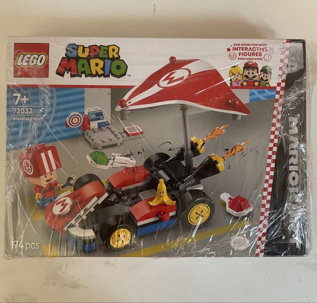 LEGO Super Mario Toad's Kart 72032 - NEW (Category: Lego & Building Sets) located in Manila. Submitted by personal_garagesale (Listing ID 1461336314, Image 1). Description: LEGO Super Mario - Set 72032 Mario Kart / Toad Pit Crew - Brand New! - Box push tabs accidentally pressed but still unopened. - RFS: Received as gift but doubled Meetup: Waltermart E.Rodriguez, Quezon City Shipping: Payment first, shipping fee c/o buyer .