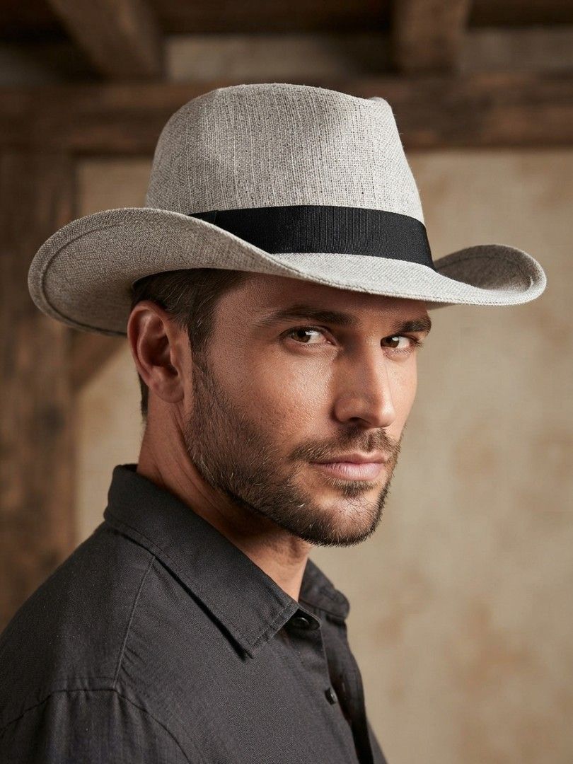 Light Gray Woven Cowboy Style Fedora Hat LtoXL (Category: Caps & Hats) located in Binangonan. Submitted by yuristalin888 (Listing ID 1461374889, Image 1). Description: Complete your warm-weather look with this breezy light gray fedora hat, featuring a lightweight textured weave and a classic pinched crown design. Contrasted with a wide black ribbon band, this stylish and versatile accessory offers effortless sun protection and timeless casual ele