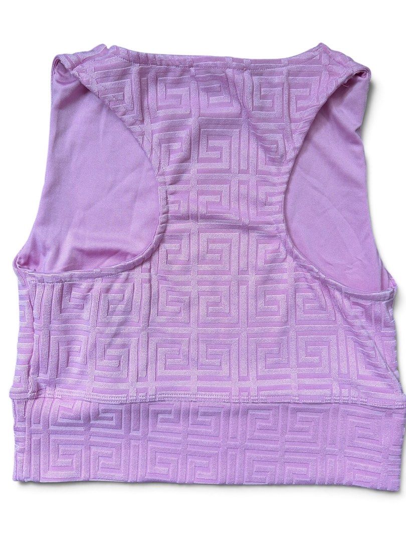 light purple Amisu sleeveless crop top (Category: Others Tops) located in Santol. Submitted by lululane (Listing ID 1461403792, Image 2). Description: .
