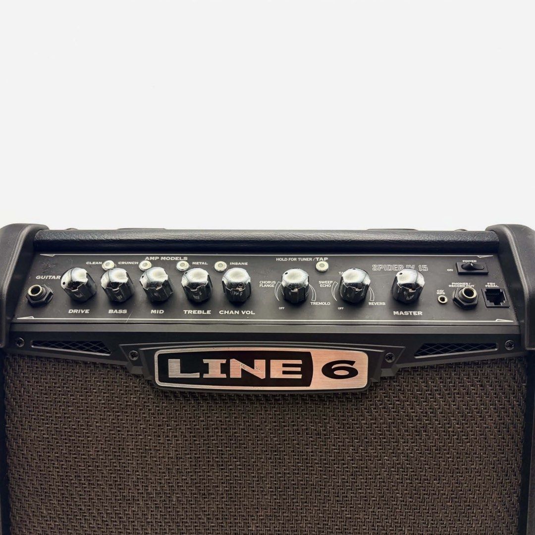 Line 6 Spider IV (Category: Musical Instruments) located in Tuburan. Submitted by janerin. (Listing ID 1461404614, Image 2). Description: (RUSH!!!) FOR SALE | Line 6 Spider IV - 15 Watts - 8” speaker - Multiple amp models - Built-in effects - Multiple tone presets - Headphone/Record Output - MP3 Input Best for: Beginners who want lots of sounds and effects (220v adaptor already included).