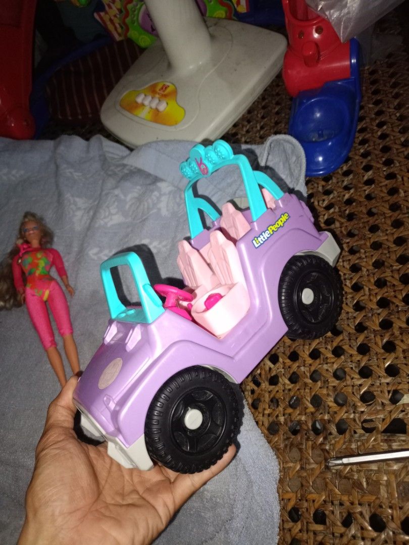 Little people X barbie (Category: Kids Toys) located in Manila. Submitted by raymund2501 (Listing ID 1461459141, Image 2). Description: for sale little people X barbie car working sounds as is WYSIWYG.