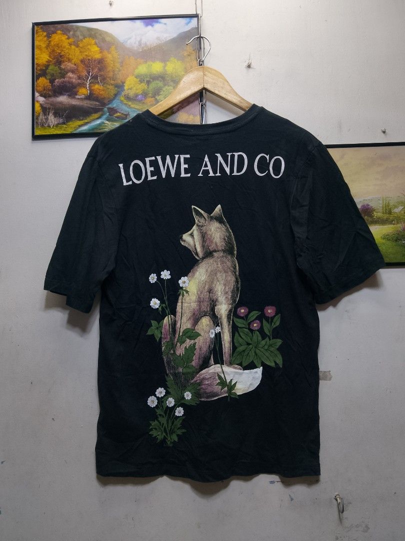 loewe wolf tee (Category: Tshirts & Polo Shirts ) located in Valenzuela. Submitted by joshwrldselection (Listing ID 1461553924, Image 2). Description: medium - large very good condition need wash only thrift..
