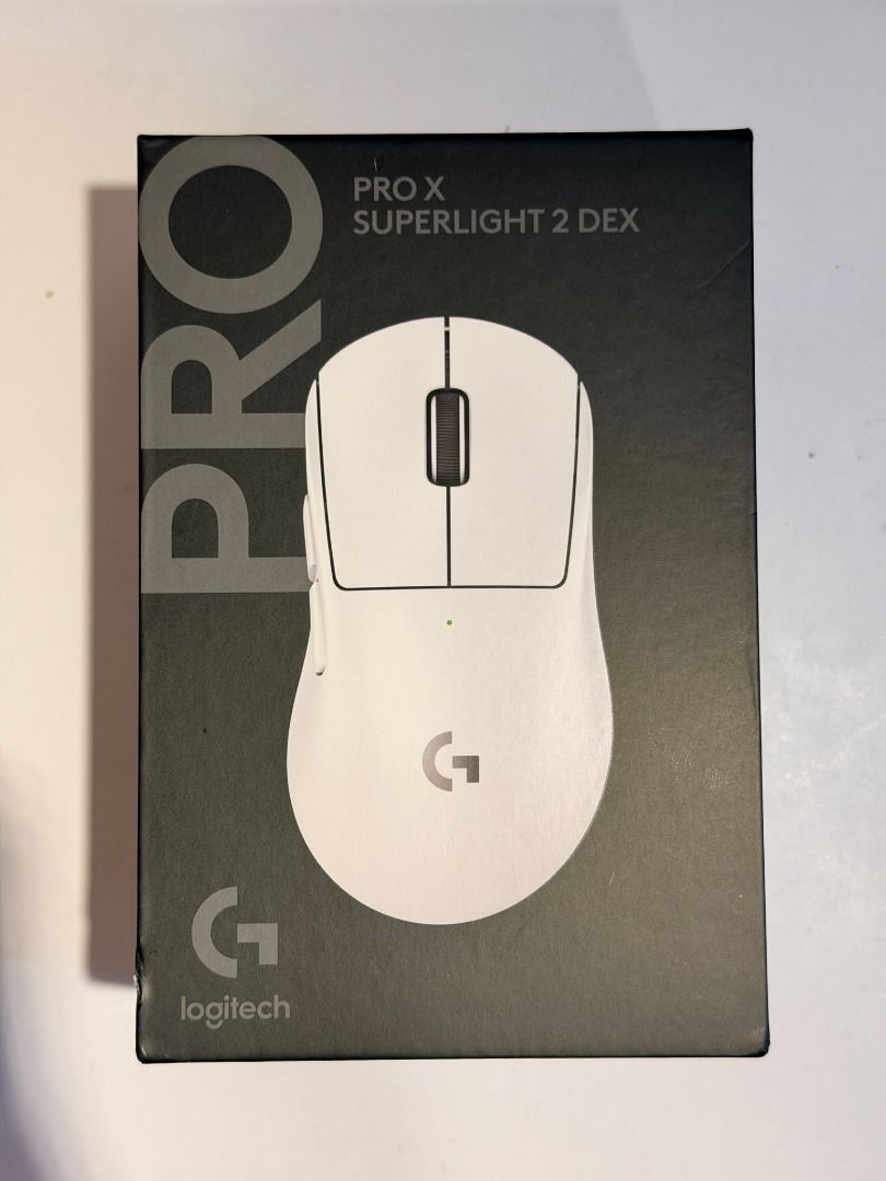 全新未開Logitech PRO X SUPERLIGHT 2 DEX 無線滑鼠 （分類：電腦滑鼠及相關產品）位於 Hong Kong。 由 kgshop66 提交（商品編號 1461479606，圖片 1）。簡介： 全新 Logitech PRO X SUPERLIGHT 2 DEX 白色無線滑鼠。輕巧設計，打機一流。原裝盒未開封，有興趣就快啲聯絡我啦！ 屯門交收或順豐運費到付。