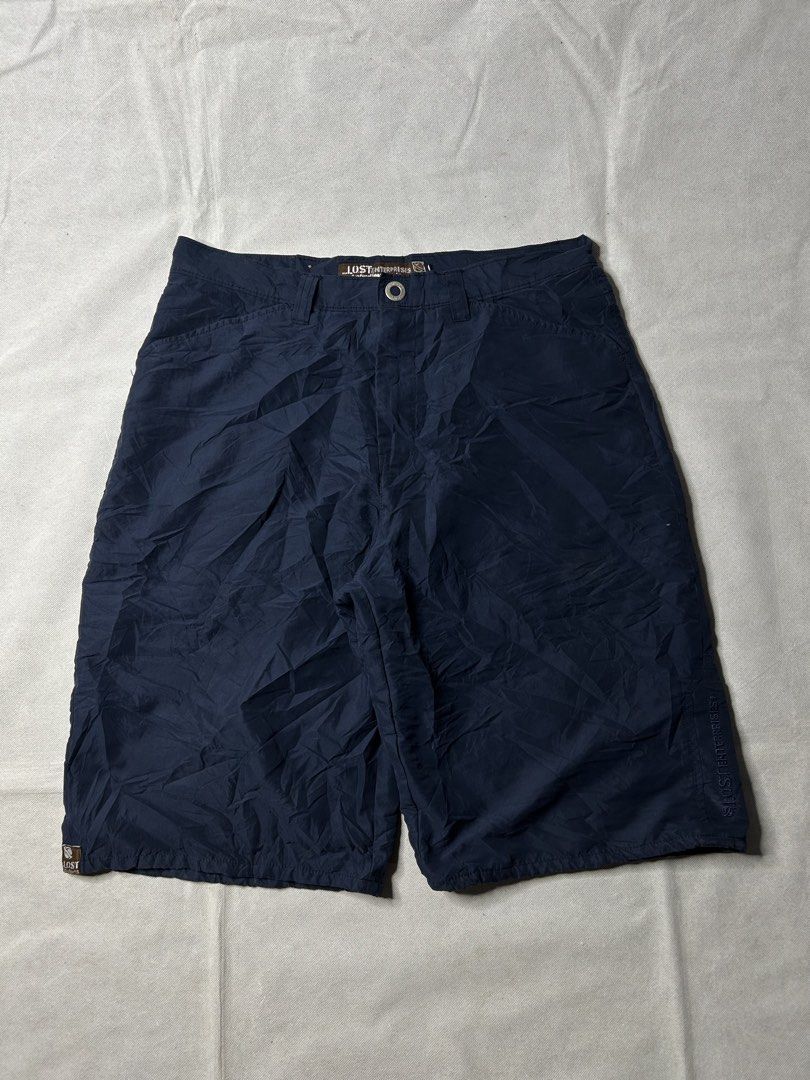 Lost Enterprises Nylon Boardshorts (Category: Shorts) located in Iloilo. Submitted by noy_thrift (Listing ID 1461464009, Image 1). Description: Lost Enterprises Nylon Boardshorts Waistline 34 Length 23 Leghole 11.5 Excellent Condition No Issue.