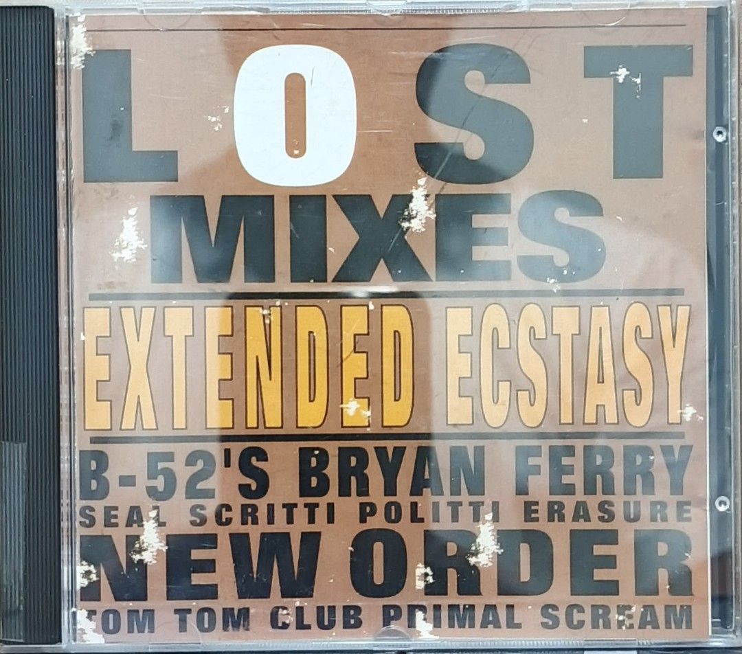 Lost Mixes Extended Ecstasy CD Compilation (Category: CDs & DVDs) located in Manila. Submitted by ruelcabrer77078 (Listing ID 1461547081, Image 1). Description: - Compilation CD featuring extended remixes - Artists include: B-52's, Bryan Ferry, Seal, Scritti Politti, Erasure, New Order, Tom Tom Club, Primal Scream - Released in 1994 - Total playtime: 54:59 - Great collection for fans of dance and electronic music.
