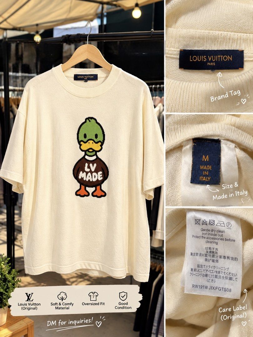 Louis Vuitton x Duck Graphic Tee (Category: Tshirts & Polo Shirts ) located in Polomolok. Submitted by kaithhhh (Listing ID 1461464556, Image 1). Description: .