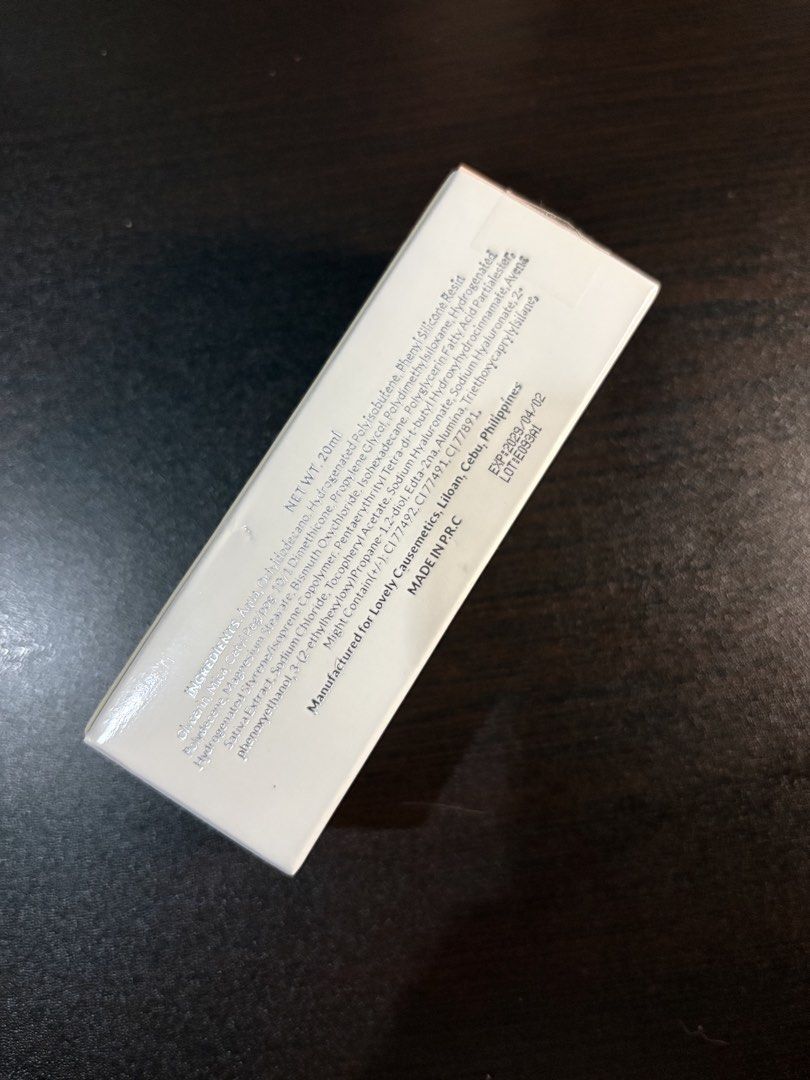 Lovely Causemetics Skin Illuminator (Fair) (Category: Makeup) located in Pasig City. Submitted by gkmangada12 (Listing ID 1461544113, Image 3). Description: Brand new Authentic (proof of purchase can be provided upon request) RFS: Decluttering 📍 Pasig MOP: COD, BPI, Gcash, Unionbank Same day delivery only or you can personally pick it up at our location.