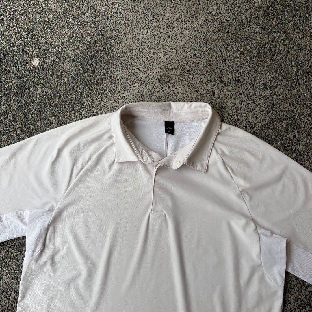 Lululemon Stretch Golf Polo Men’s (Category: Tshirts & Polo Shirts ) located in Caloocan City. Submitted by rjlthrifts (Listing ID 1461406916, Image 3). Description: Lululemon Stretch Golf Polo Men’s Excellent Condition Color Rate 10/10 L on Tag 28 Length 21.5 Width No Issue. Price. 1,380 Loc. South Caloocan Courier. J&T And Flash Express.