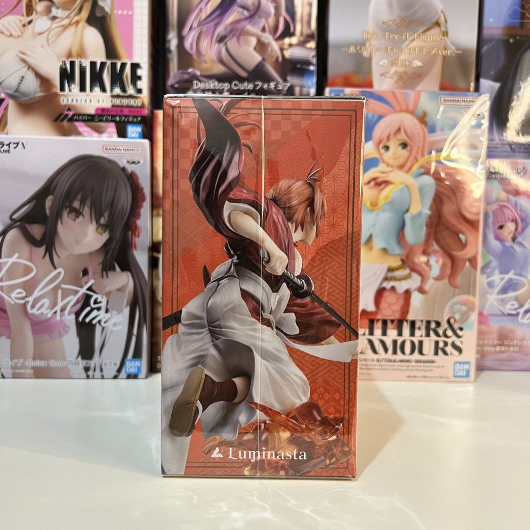 Luminasta Kenshin Himura (Category: Figurines & Statues) located in Paranaque City. Submitted by songel.co (Listing ID 1461420299, Image 2). Description: Luminasta Kenshin Himura ₱750 Loc: Sun Valley Parañaque Mod: J&T / Lalamove Mop: Gcash / BDO .