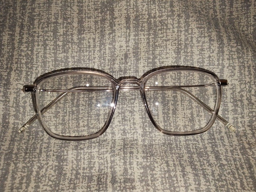 LUSEE Eyeglasses Set - Clear, Rose Gold, Silver Frames (Category: Sunglasses & Eyewear) located in Manila. Submitted by anayaella (Listing ID 1461408292, Image 2). Description: - Set of 3 eyeglasses for versatile style. - LUSEE clear square frames: Classic and modern. - Rose gold round frames: Trendy and chic. - Silver half-rimless with intricate arm details: Elegant and sophisticated. - Each pair comes with a cleaning cloth and a pouch. - Ideal 