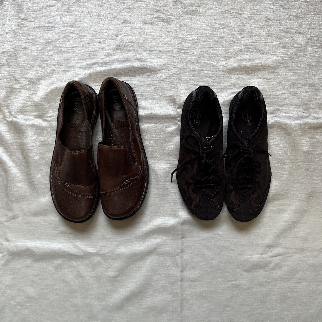 Luxe Shoe Bundle (Coach, G.H. Bass & Co.) (Category: Loafers) located in Dasmarinas. Submitted by minx203 (Listing ID 1461457381, Image 1). Description: BUNDLE PRICE: 6,000 INDIVIDUAL PRICE: G.H. Bass & Co Lorelai Loafers (US 9): 3,500 Coach Signature Kelbie Jacquard Canvas Low-top Sneakers (US 7): 3,500.