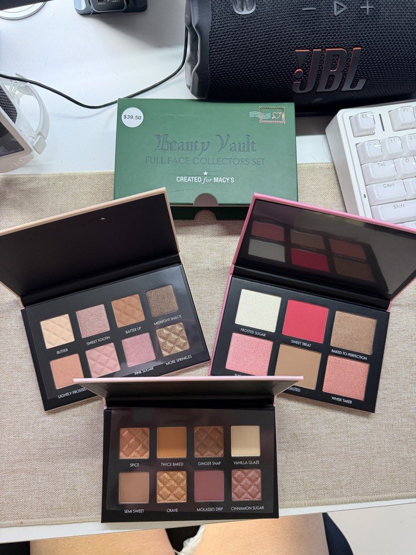 Macy's Beauty Vault 3 Palettes (Category: Makeup) located in Bulacan. Submitted by karisma_noverra (Listing ID 1461367319, Image 2). Description: Brand new 3 palettes na.