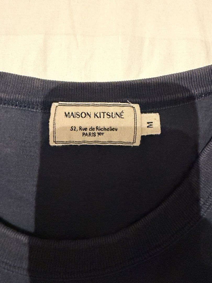 Maison Kitsune Tee Shirt (Category: Tshirts & Polo Shirts ) located in San Juan City. Submitted by solosells (Listing ID 1461486120, Image 3). Description: Maison Kitsune shirt size MEDIUM Buy with other kitsune products or take all for huge discount Payment via GCASH/bank trxf RFS: change wardrobe.