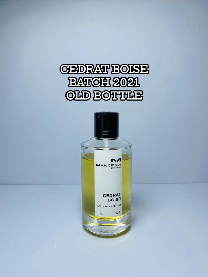 Mancera Cedrat Boise Eau de Parfum Batch 2021 Old Bottle (Category: Fragrance & Deodorants) located in Manila. Submitted by gemwel2k26 (Listing ID 1461409560, Image 1). Description: - Mancera Cedrat Boise Eau de Parfum - 2021 Batch - Original bottle style - 120 ML (4 Fl Oz) - Perfect for lovers of citrus and woody fragrances.