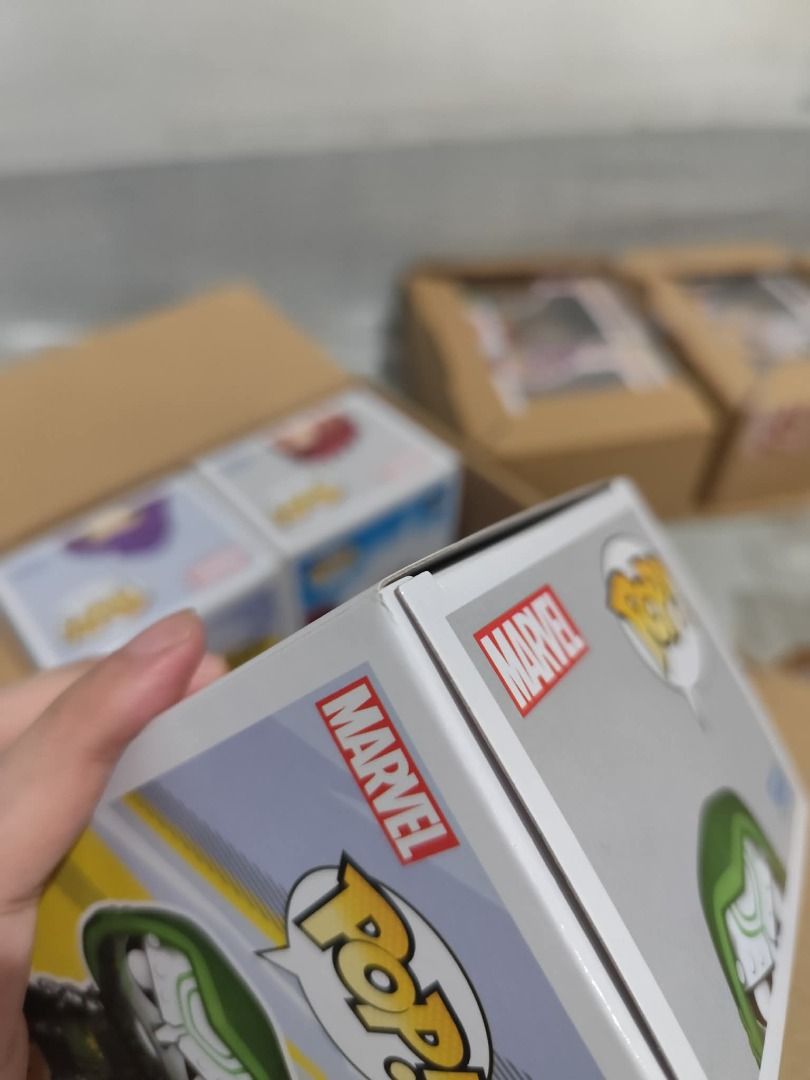 MARVEL FUNKO (Category: Figurines & Statues) located in Quezon City. Submitted by foxstrat17 (Listing ID 1461498631, Image 2). Description: Doom Rivals 8.5/10 - PHP 1,000.00 Jeff Rivals 8.5-9.5/10 - PHP 1,000.00 Gambit 8-8.5/10 - PHP 750.00 Psylocke 8.5-9/10 - PHP 650.00 Doctor Doom 8.5/10 - PHP 1,100.00 Galactus 8/10 - PHP 500.00 Location: Cubao, Quezon City MOP: Gcash/Maya/Maribank MOD: Lalamove/LBC/Meetup by schedule Add 10 pesos for used prot