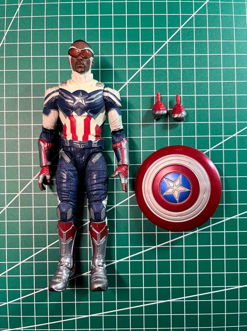 Marvel Legends Falcon Captain America (Category: Figurines & Statues) located in Cagayan de Oro. Submitted by juanaverse (Listing ID 1461374075, Image 1). Description: from 2-pack, no alt head tight joints payment first basis MOP: Gcash, BPI MOD: J&T, LBC, Maxim.