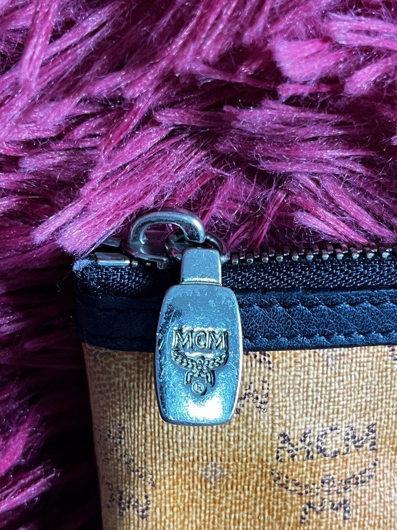 MCM Vintage Pouch (Category: Luxury Bags & Wallets) located in Reina Mercedes. Submitted by beyondthebagsph (Listing ID 1461345297, Image 2). Description: MCM Vintage Pouch Authentic YKK Zipper L: 10 inches H: 8 inches Rank A condition Genuine leather inside lining DM 📥.