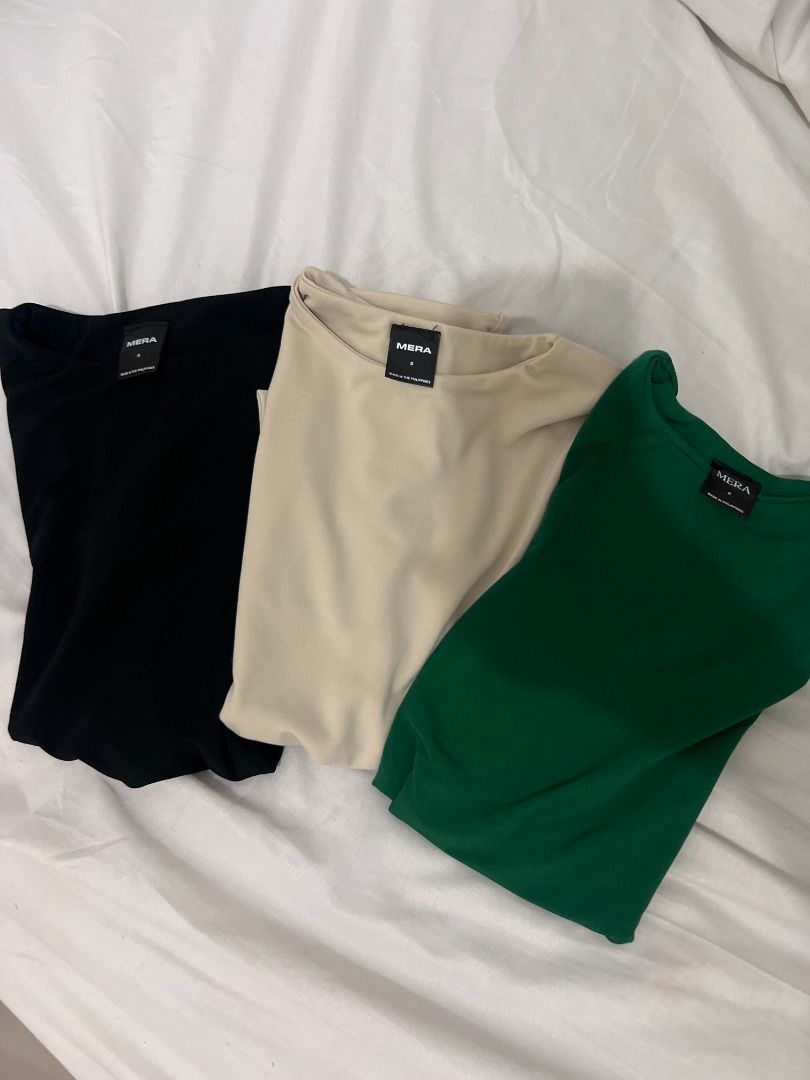 MERA Premium Tops (BUNDLE) 3 for 269 (Category: Shirts) located in Balanga. Submitted by shopbykk (Listing ID 1461559272, Image 2). Description: XS-Small.