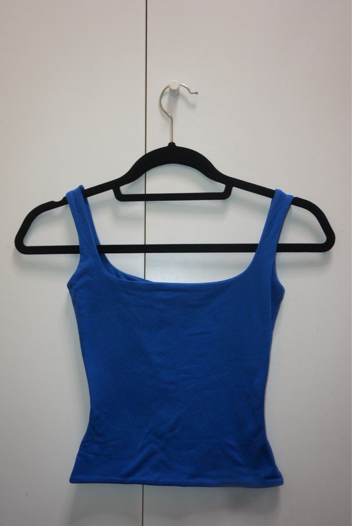 Blue and Sky Blue Mera Tank Tops (Category: Blouses) located in Bacoor. Submitted by ynnasdrawer (Listing ID 1461406758, Image 1). Description: - xxs to xs - bought for 100 each - selling both for 120! - cutee colors - rfs: decluttering.