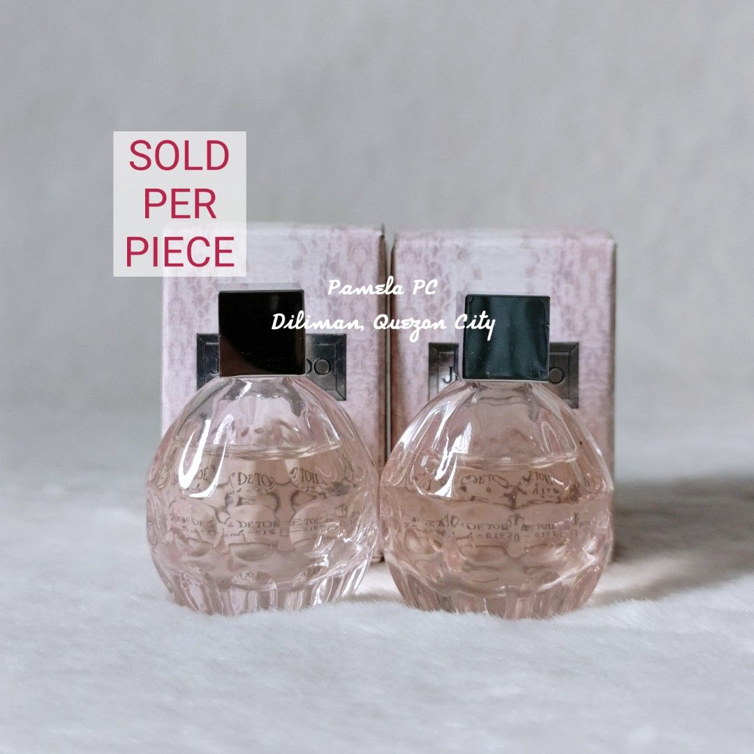 MINI: Jimmy Choo EDT 4.5ml (OLD BATCH), DAB - NOT SPRAY; GASGAS & DENTED CAP (Category: Fragrance & Deodorants) located in Quezon City. Submitted by pam.pc (Listing ID 1461431851, Image 1). Description: ‎SOLD PER PC, 2 PCS AVAILABLE ‎-bottle never opened, never used, never tested -GASGAS & DENTED CAP (check all photos) ‎-dab type, NOT spray ‎-mini perfume, not full size ‎-check all photos for batch code and other details ‎ ‎Location: Diliman, Que