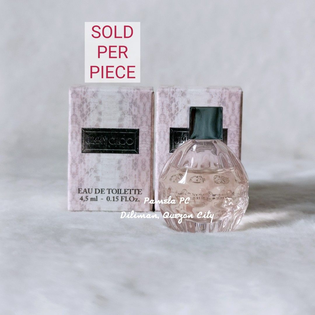MINI: Jimmy Choo EDT 4.5ml (OLD BATCH), DAB - NOT SPRAY; GASGAS & DENTED CAP (Category: Fragrance & Deodorants) located in Quezon City. Submitted by pam.pc (Listing ID 1461431851, Image 3). Description: ‎SOLD PER PC, 2 PCS AVAILABLE ‎-bottle never opened, never used, never tested -GASGAS & DENTED CAP (check all photos) ‎-dab type, NOT spray ‎-mini perfume, not full size ‎-check all photos for batch code and other details ‎ ‎Location: Diliman, Que