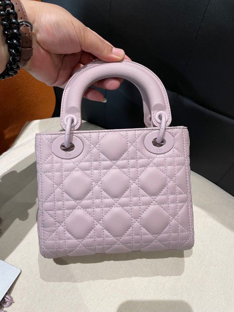 Mini Lady Dior so Pink (Category: Luxury Bags & Wallets) located in Quezon City. Submitted by nadine_miel (Listing ID 1461500498, Image 2). Description: Authentic Onhand & Ready to ship Rare!!!! Mini Lady Dior So Pink ultra matte pink full set w/ free entrupy.