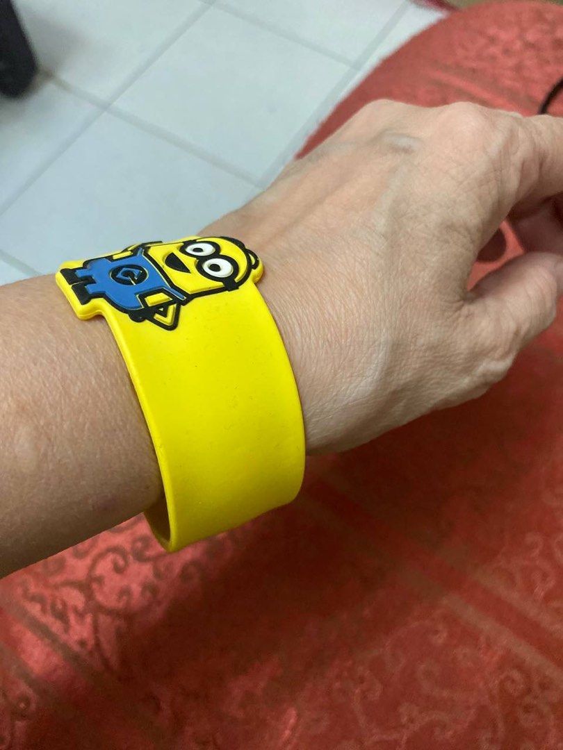 Minion Slap bracelet original 250 (Category: Babies & Kids Fashion) located in Quezon City. Submitted by balikbayanbuddy (Listing ID 1461335704, Image 1). Description: .