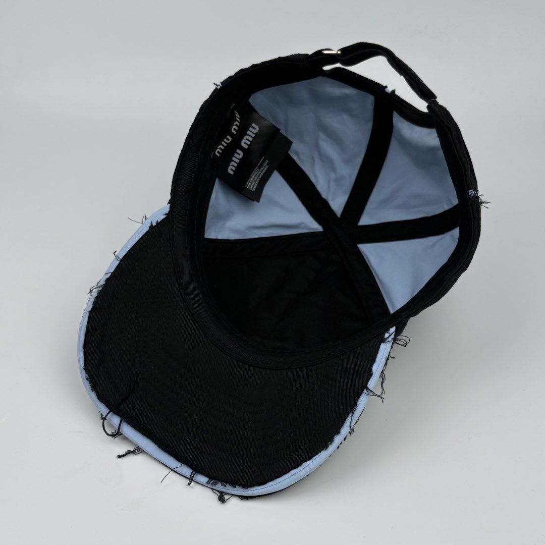 Miu Miu - Drill and Poplin Baseball Cap (Category: Caps & Hats) located in Bacolod City. Submitted by cast.archives (Listing ID 1461507197, Image 3). Description: Miu Miu - Drill and Poplin Baseball Cap Size: Osfa Condition: Excellent Flaw: None.