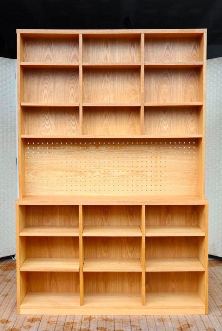 MODERN DESIGN STORAGE / DISPLAY OPEN SHELF / BOOK SHELF WITH MULTIPLE ADJUSTABLE SHELVES (Category: Shelves, Cabinets & Racks) located in Manila. Submitted by jerichocal17856 (Listing ID 1461430086, Image 1). Description: JAPAN SURPLUS FURNITURE MODERN DESIGN STORAGE / DISPLAY OPEN SHELF / BOOK SHELF WITH MULTIPLE ADJUSTABLE SHELVES Size 47.5L x 11.5W x 71H in inches (AS-IS ITEM) *Minimal Scratch Only IN GOOD CONDITION.