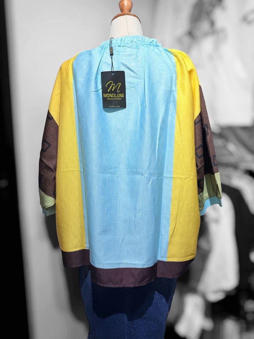 Moms outfit (Category: Blouses) located in San Fernando. Submitted by mci.ph (Listing ID 1461496490, Image 2). Description: On hand and ready to ship. Best for Tita and mom's ootd. .