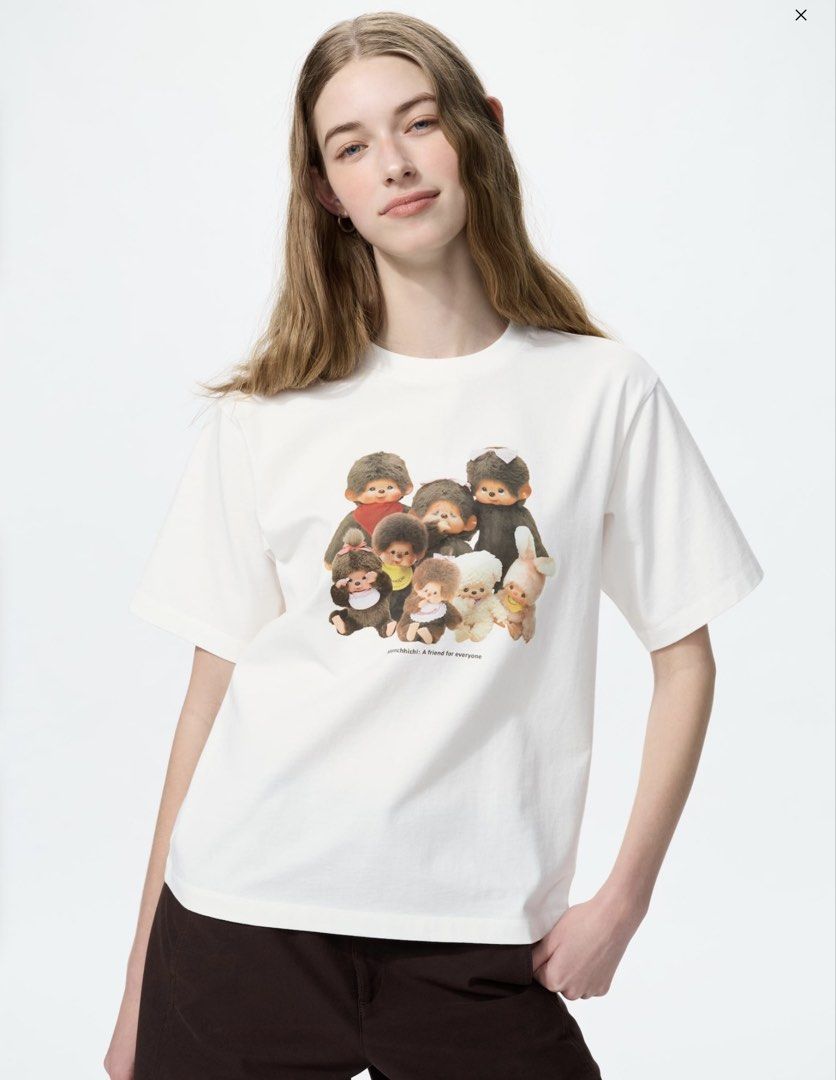 Monchhichi Uniqlo Tee in Large (Category: Shirts) located in Quezon City. Submitted by sullenangel (Listing ID 1461529245, Image 2). Description: only tried once with tag.