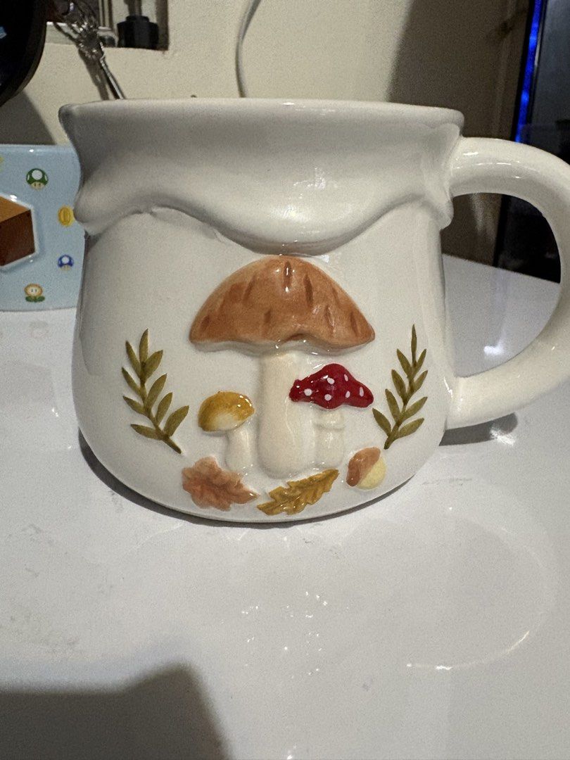 Mushroom mug (Category: Coffee & Tea Tableware) located in Caloocan City. Submitted by rabbithole2026 (Listing ID 1461341880, Image 1). Description: .