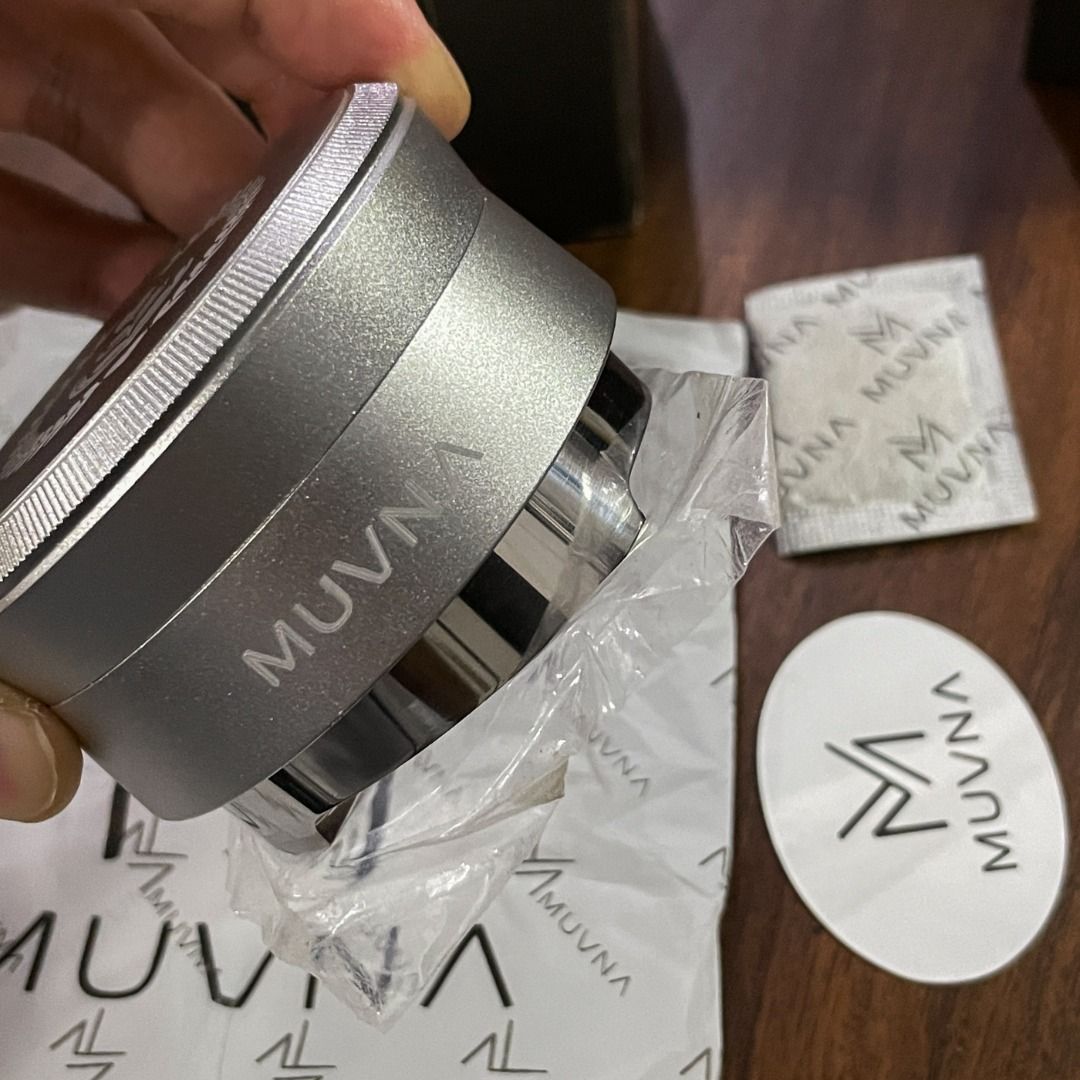 Muvna Coffee Gravity Distributor/Leveler 58.35mm (Category: Coffee Machines & Makers) located in Dasmarinas. Submitted by iamjpbm (Listing ID 1461556893, Image 2). Description: Muvna Gravity Distributor/Leveler Brand new with box - 58.35mm - Aluminum alloy + stainless steel - Gravity mechanism RFS: Declutter/Need funds Location: Dasma, Cavite.