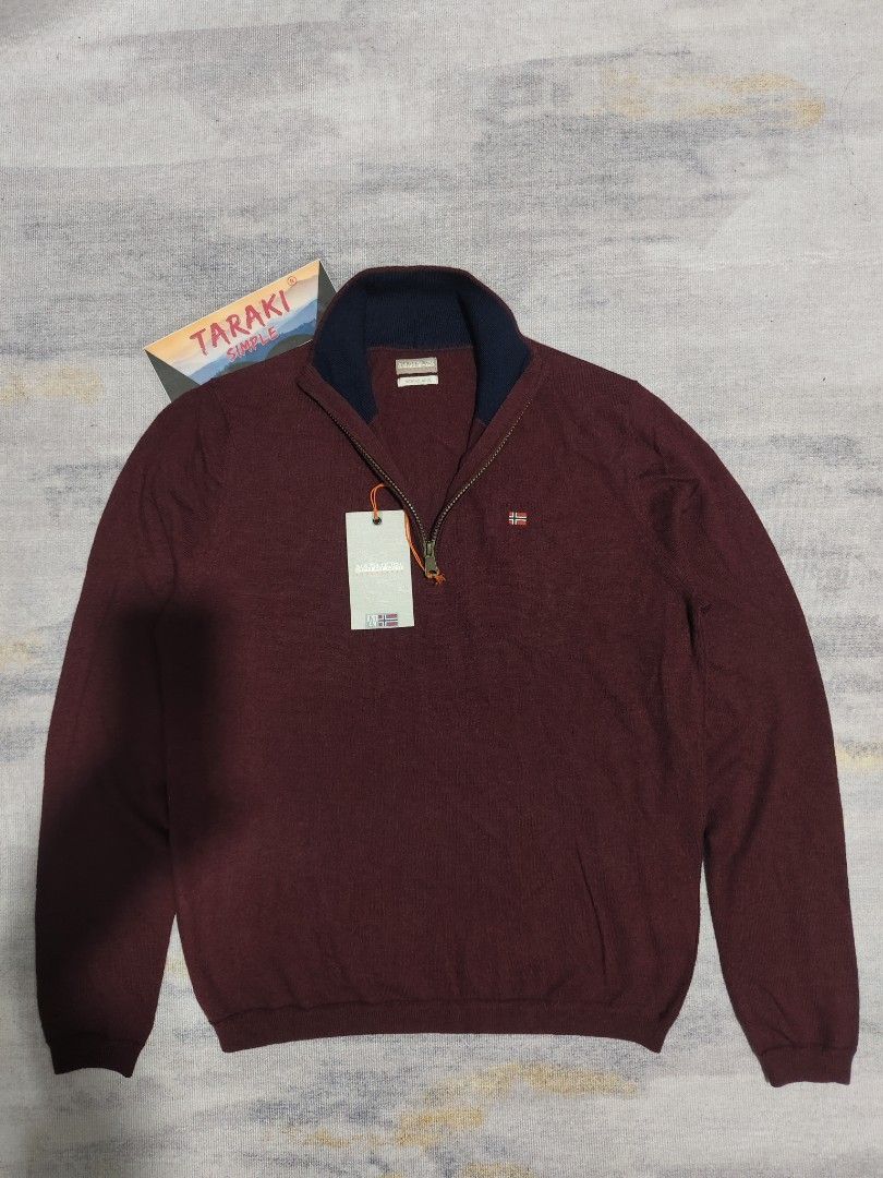NAPAPIJRI HALF ZIPPED LONG SLEEVE (Category: Coats, Jackets and Outerwear) located in Baguio. Submitted by igorotak.111.taraki.com (Listing ID 1461472319, Image 1). Description: FS NAPAPIJRI HALF ZIPPED LONG SLEEVE NWT NO ISSUES SOLID NITO ❤️ L-25 W-21 CAN FIT M-L CAN DO.