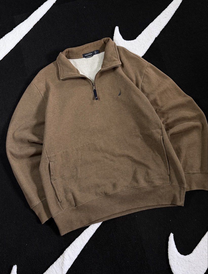 nautica quarter zip (Category: Activewear) located in Manila. Submitted by styleandfly191238 (Listing ID 1461334286, Image 2). Description: dimes length-28 width-25 color rate-10/10 issue none better in personal excllent conditions color may vary due to light good fittings unli vc and vouch for your assurance dm me for more inquiry .