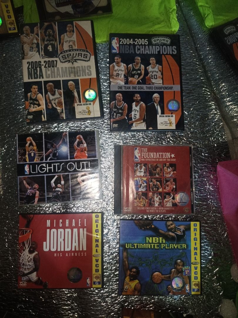 NBA (Category: CDs & DVDs) located in Caloocan City. Submitted by johnkevin-31 (Listing ID 1461503160, Image 3). Description: Vintage 2002-2003 San Antonio Spurs NBA Champions VCD - Original Release”..