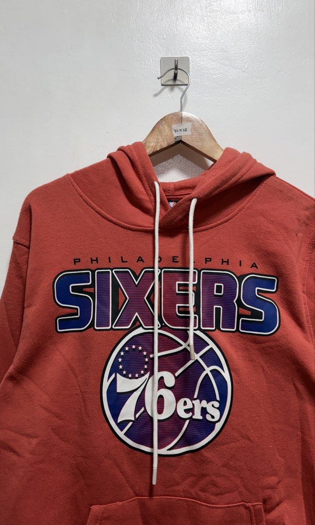 NBA Sixers Hoodie Jacket (Category: Coats, Jackets and Outerwear) located in Manila. Submitted by petlover777 (Listing ID 1461558141, Image 2). Description: Best fit to large (22 x 28) GOOD AS NEW! NO ISSUE 📍Pick up location: Barangay 235 Hall Abad Santos Manila 🛵Delivery: J&t | Lalamove.