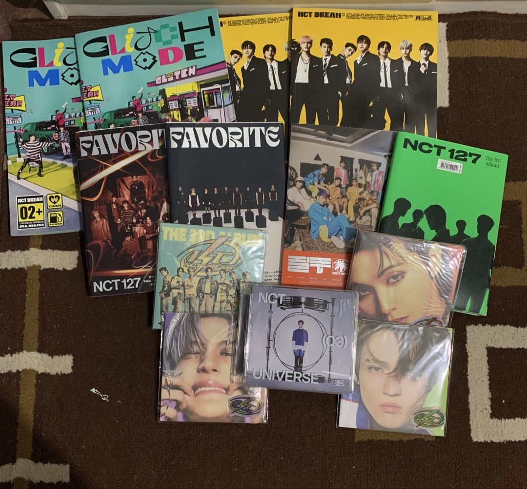 NCT MERCH QUITTING SALE (Category: K-Wave Merchandise) located in Sagñay. Submitted by champoraju (Listing ID 1461428533, Image 1). Description: QUITTING SALE! 10K TAKE ALL, negotiable up to 8k - 7k. RFS: Not interested in NCT anymore. Also collecting dust in storage. 🥲 Buyer will shoulder SF. NOTABLE MERCH: Cheetah Lee (40 CM), Old Albums, Unused Season’s Greetings, Magazines, Anik-Aniks, Rare Photocards. DM if interested, will send more photos