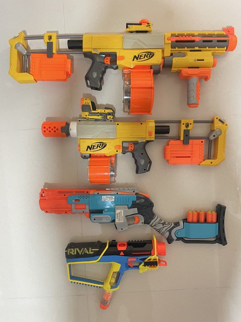 Nerf assorted (Category: Action & Battle Toys) located in Singapore. Submitted by soulofvintage (Listing ID 1461338959, Image 1). Description: Selling as it is.